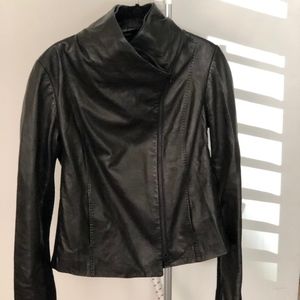 VINCE. LEATHER JACKET